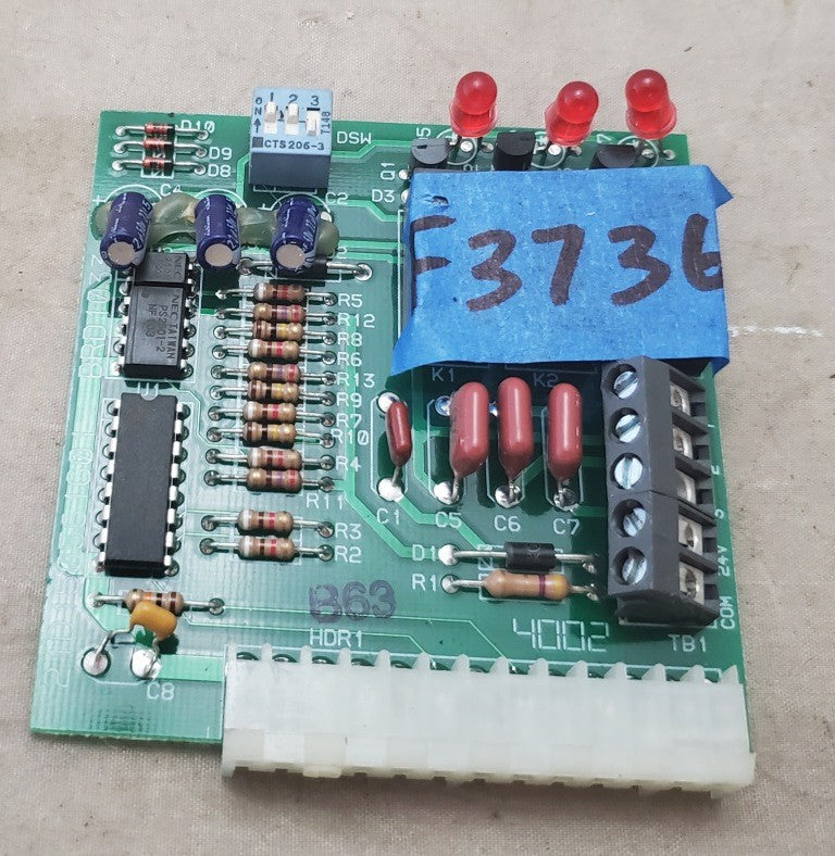 Trane Zettler Zone/Bypass Control Card Zzcardal010 21D150561G01 BRD1033