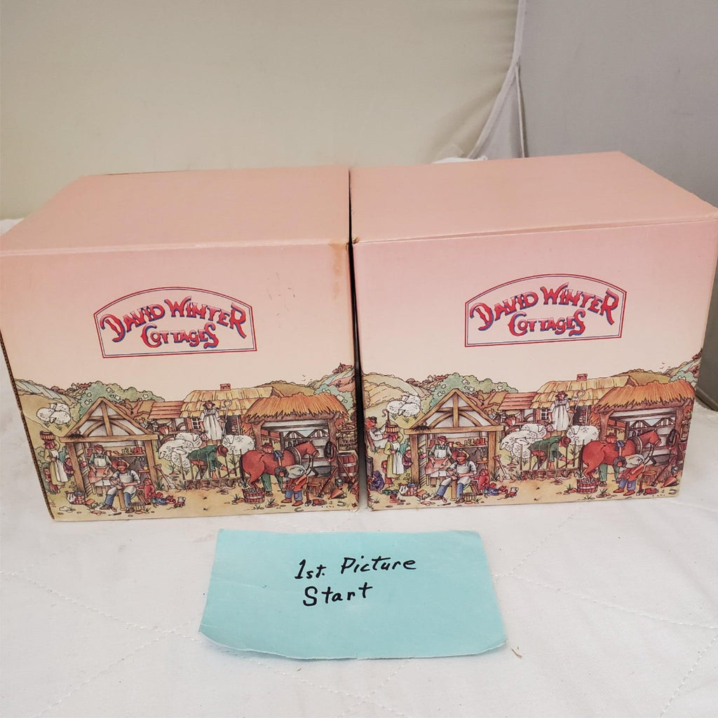 David Winter's Suffolk House &  Crofter's Cottage Figurine