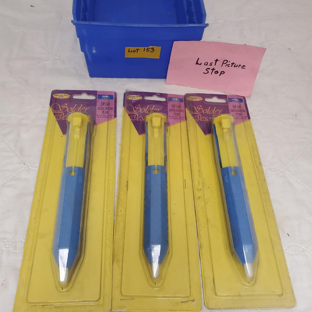 Lot of 3 Ok Industries Solder Desolder DP-140 Compact Desoldering Pump LOT-153