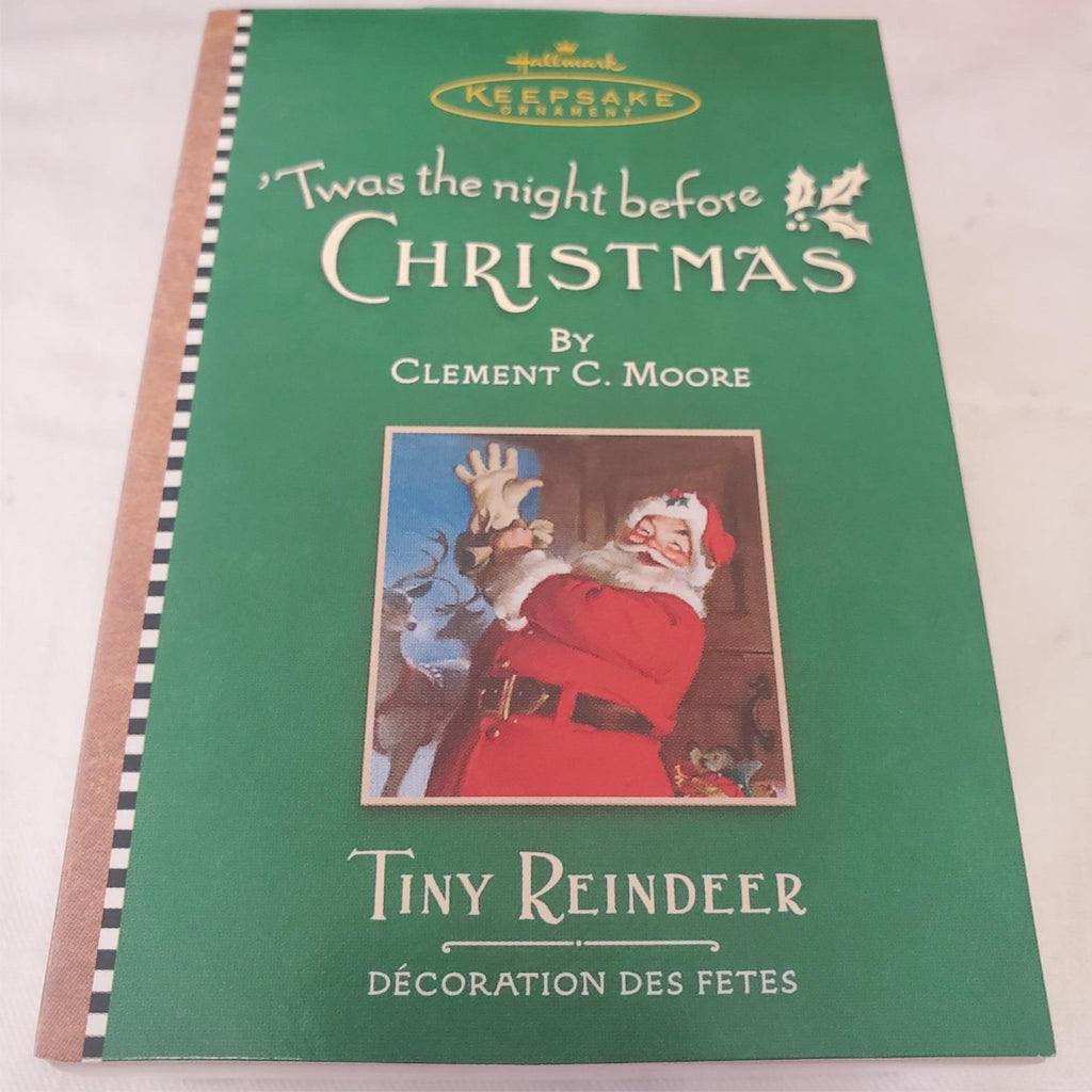 Set of 4 Hallmark Keepsake Ornament 2001 “Twas The Night Before Christmas” 