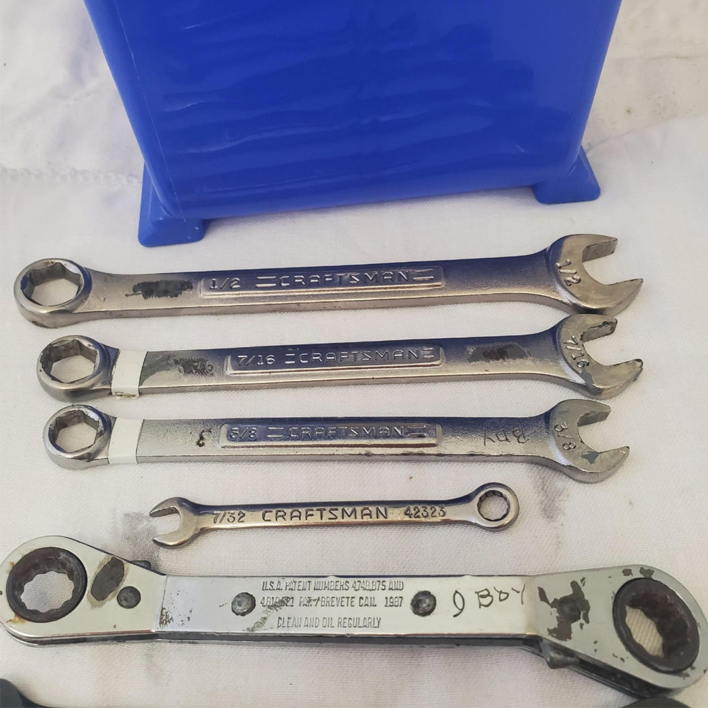 Lot of 11 Assoretd Open End & Reversible Box Wrench LOT-91