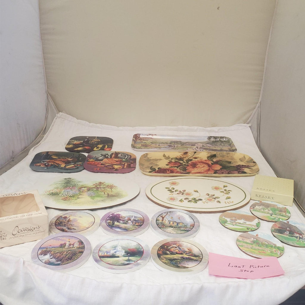 Lot of Assorted Occasions, Kelsey, Melamaster Coasters & Trays Set