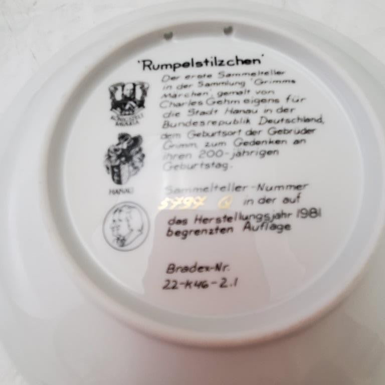 Lot of 8 Bradford Exchange Dornroschen Rumpelstilzche Rapunzel Collector Plate