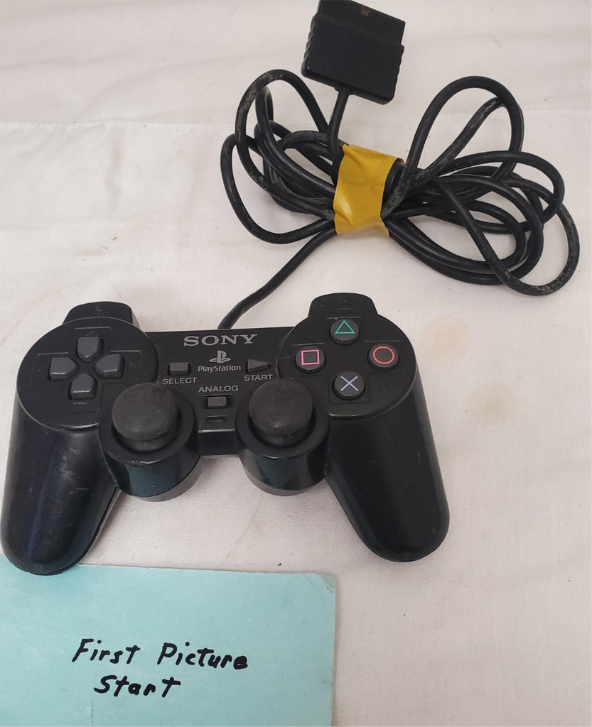 Sony PlayStation 2 SCPH10010 Black Dualshock Analog Controller 