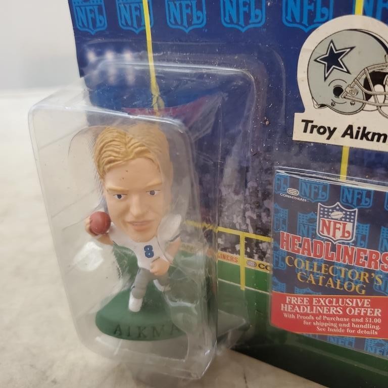 NFL Headliners Troy Aikman Dallas Cowboys 1996 Corinthian Figure