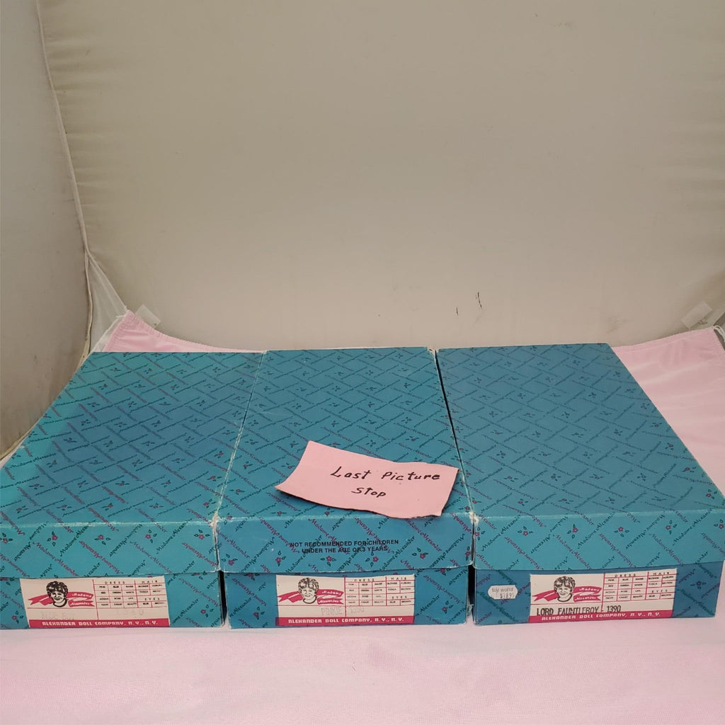 Madame Alexander #1350 Pinkie #1340 BlueBoy #1390 Lord Fauntleroy Dolls with Box