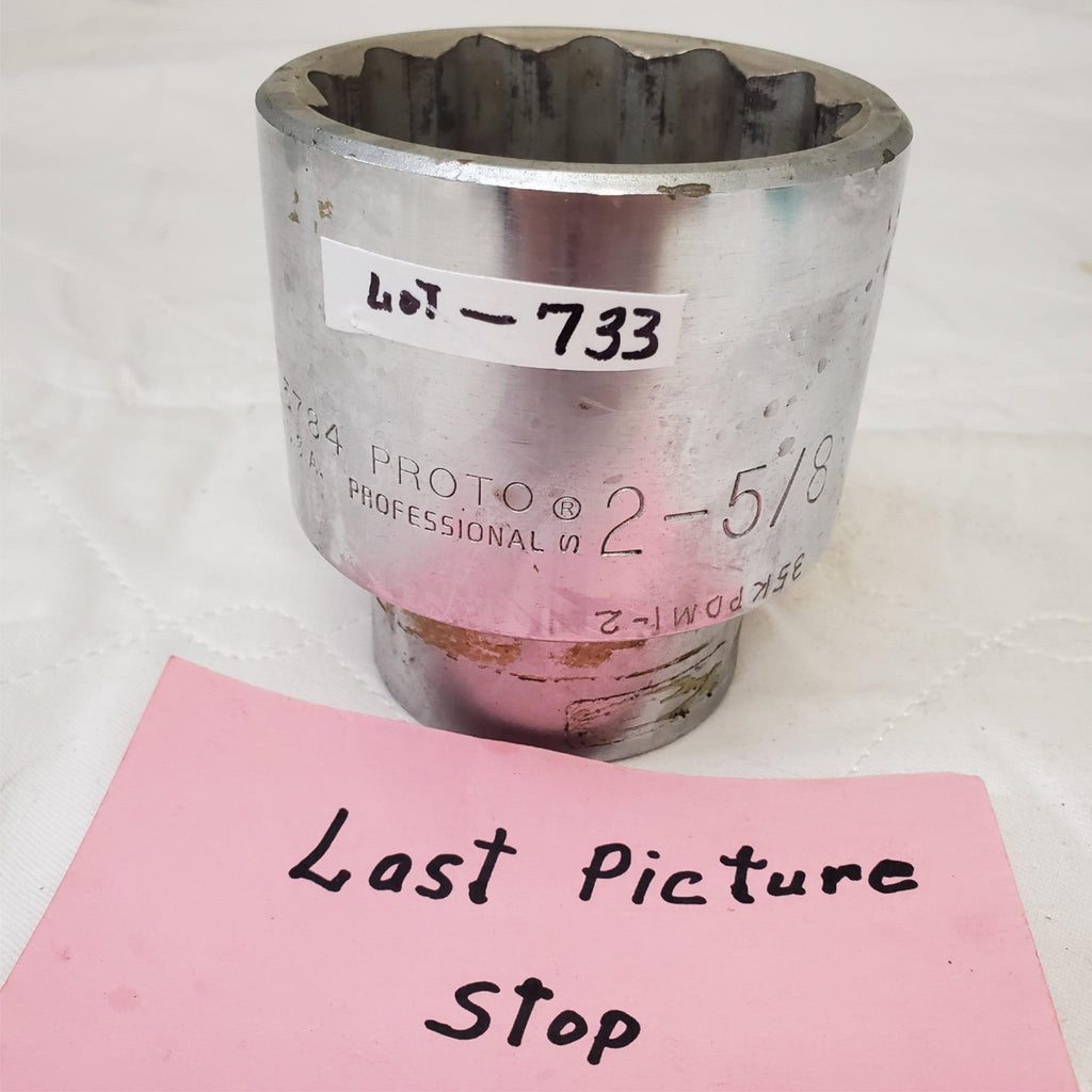 PROTO 5784  2-5/8" U.S.A Professional Socket 1" LOT-733