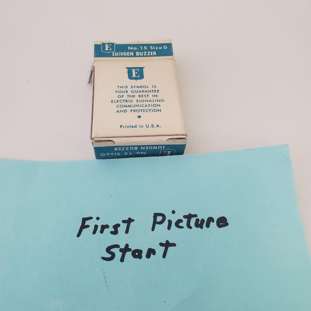 Vintage Edwards Signaling Lungen Buzzer No. 15 Size 0