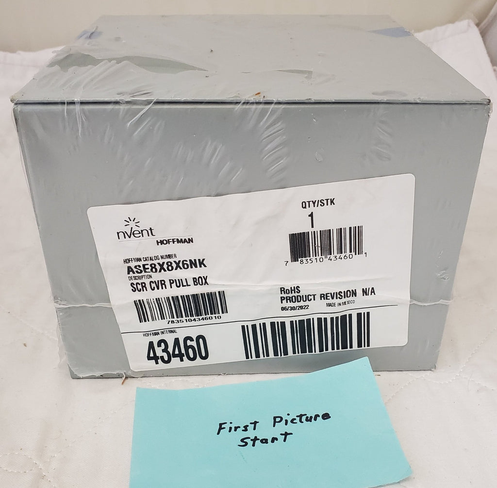 HOFFMAN Enclosure 8 x 8 Inch Nominal Enclosure Carbon Steel ASE8X8X6NK