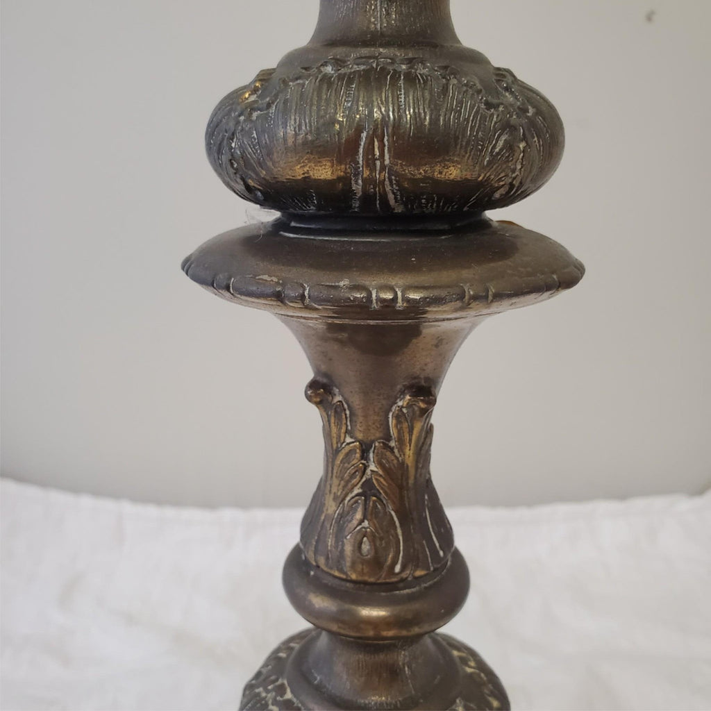 Vintage Solid Brass Claw Foot Table Lamps A6