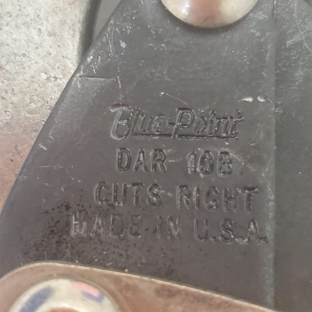 Lot of 4 BluePoint DAR Cuts Right Tin Snips Aviation Sheet Metal Cutters LOT-364