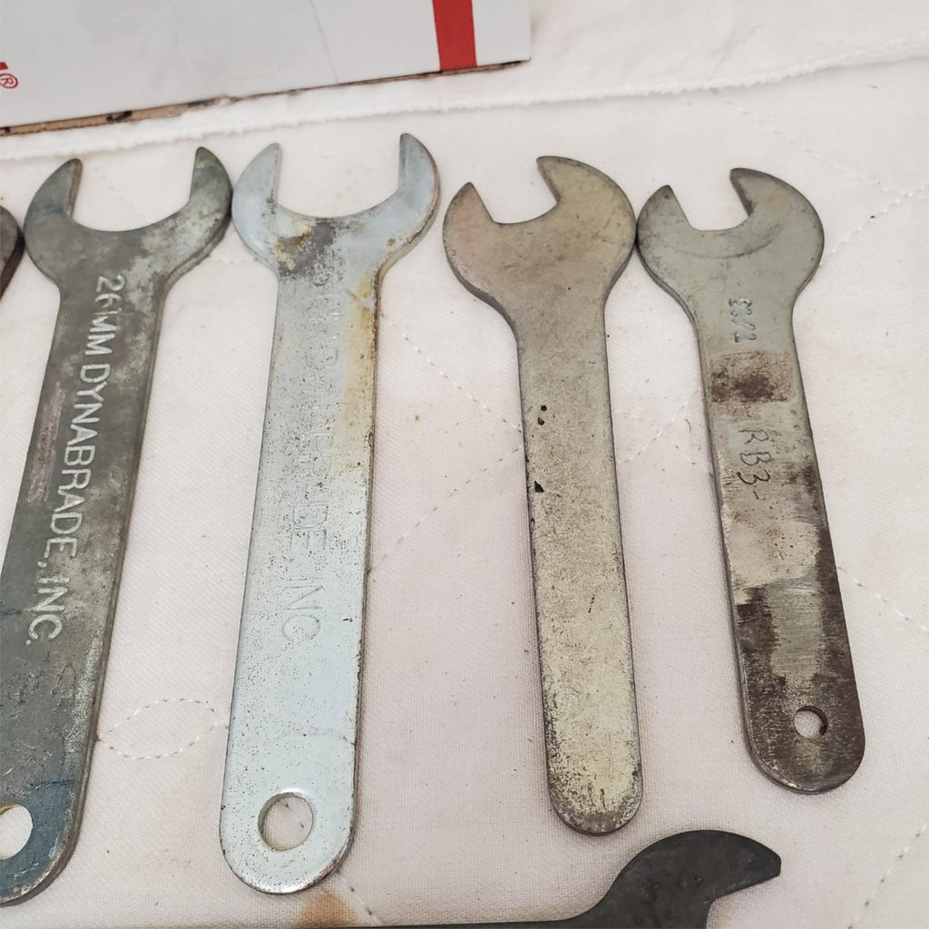Lot of 13 Assorted Open End Spanner Wrenches Set LOT-805