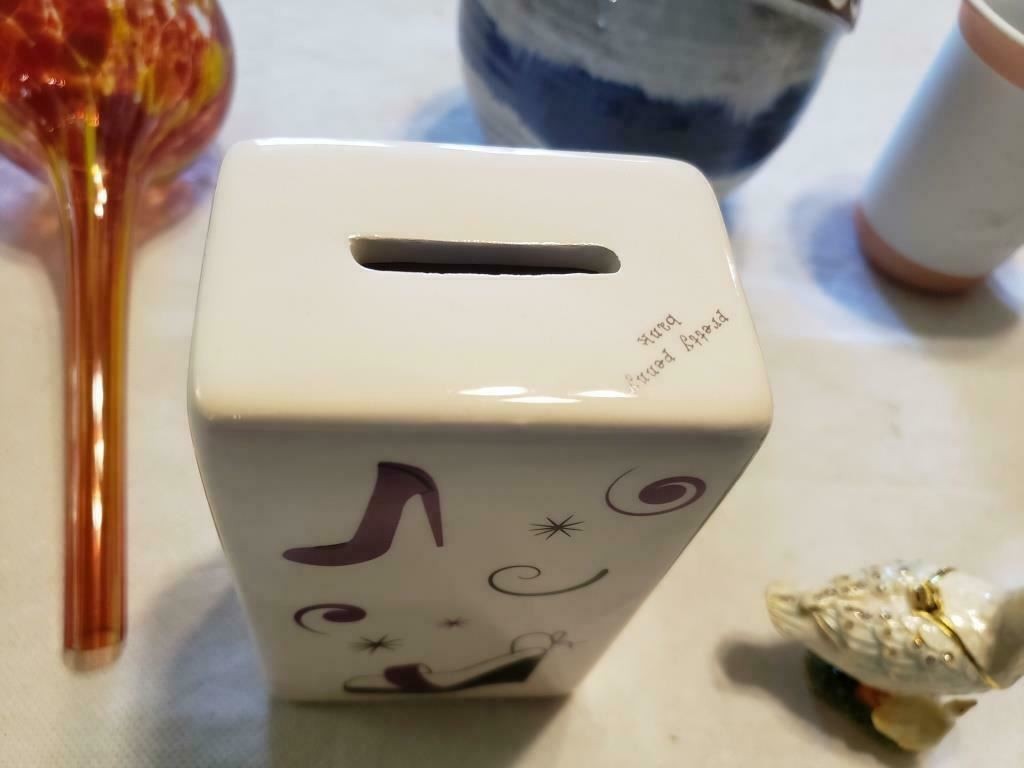 Vintage Used GOEBEL Vase Ganseliest Goose Girl man jongg Figurine & More