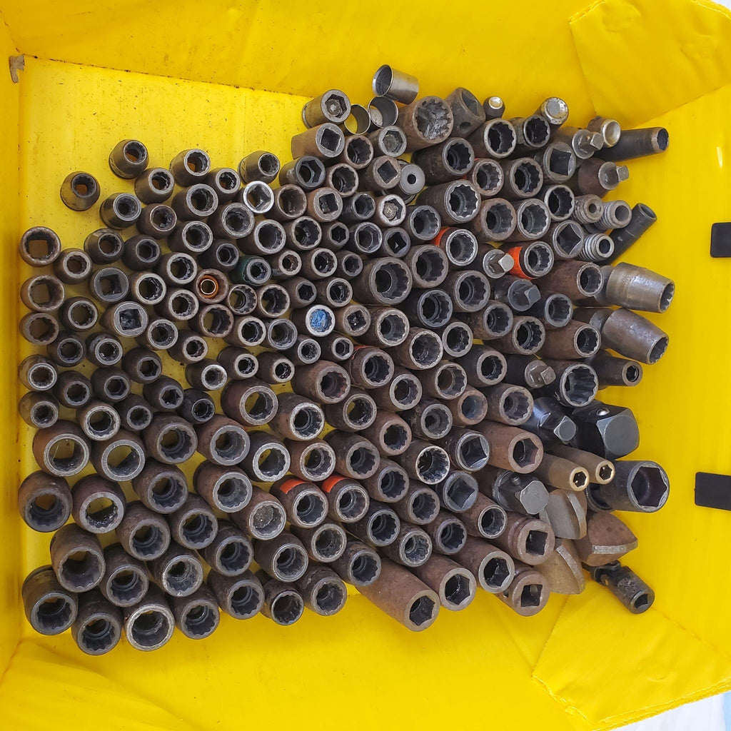 Vintage Lot of Socket 1/2 3/8 1/4 & Deep Socket Lot 120