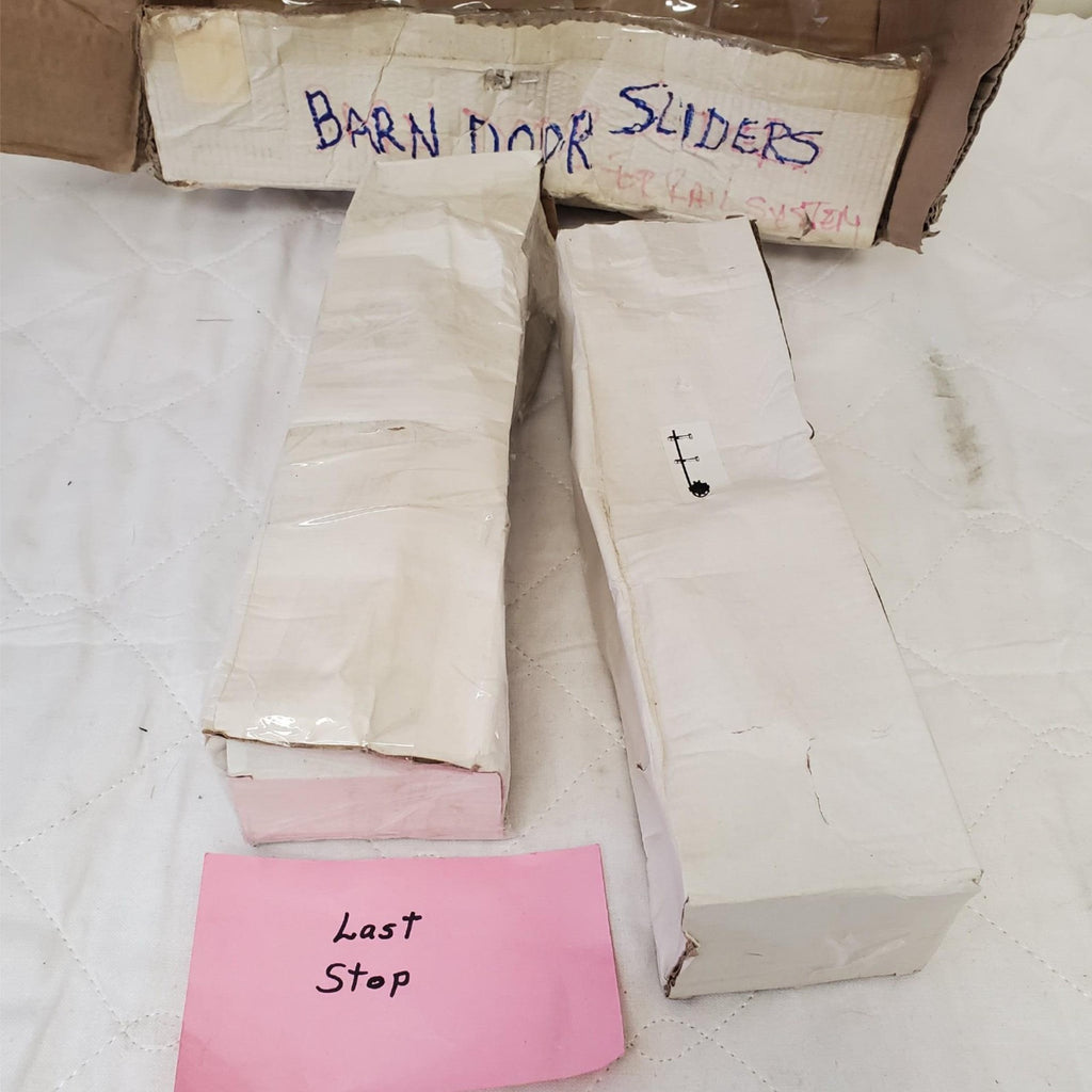 Set Of Barn Door Slider Black