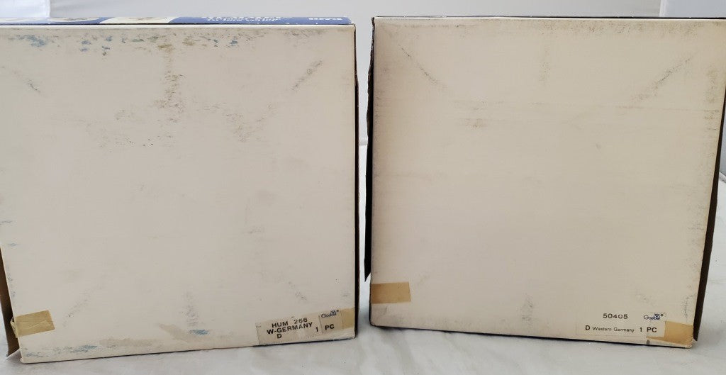 Two Original M.J. Hummel Annual Plate 1974 In Bas Relief Western Germany