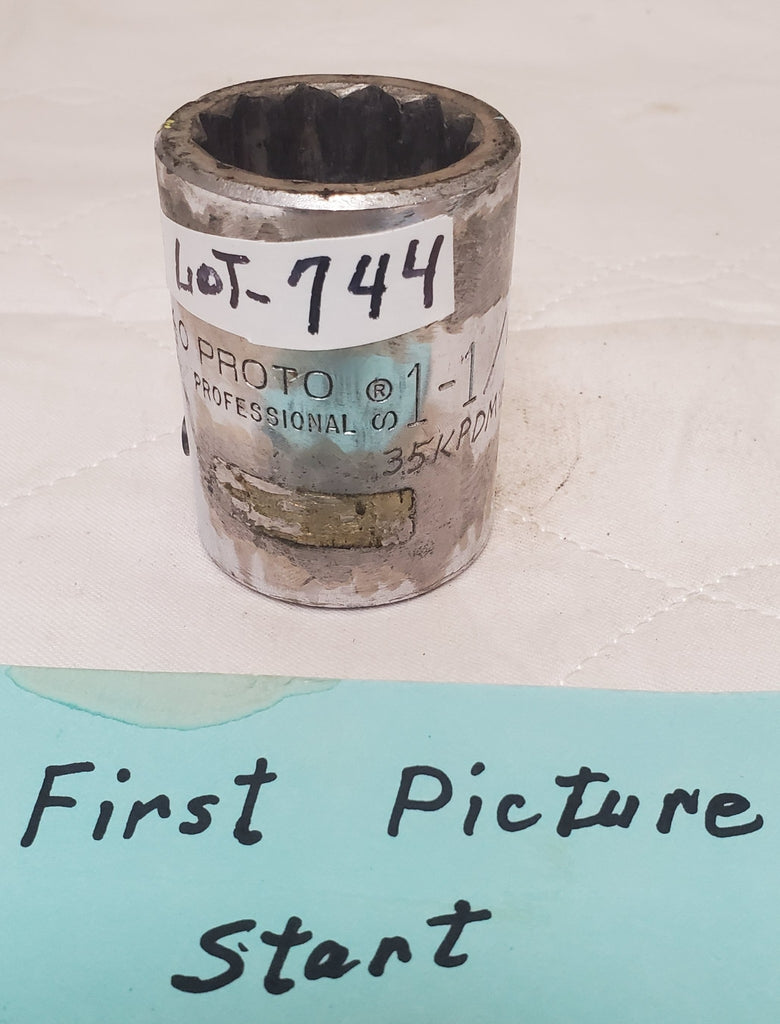 PROTO 5740 USA  1-1/4” Heavy-Duty Socket Tool - LOT 744