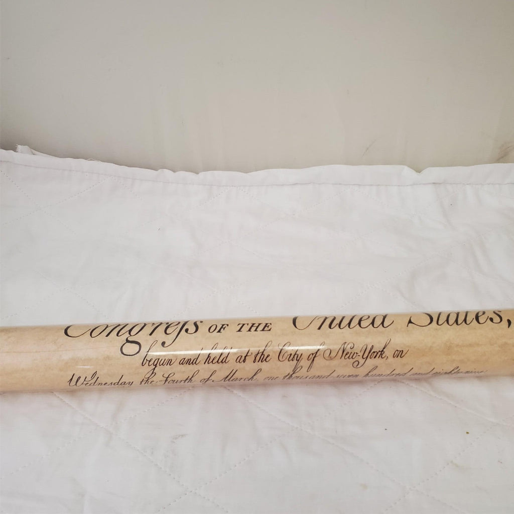 Bill of Rights Poster on Hand-Finished Antiqued Parchment Paper