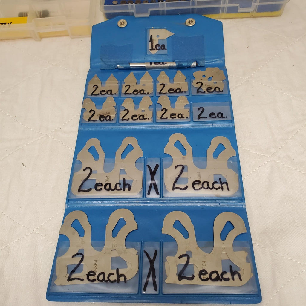 Lot of Machinist Radius Gage Set Pin Protrusion Gauge & Drill Stop Kit LOT-884