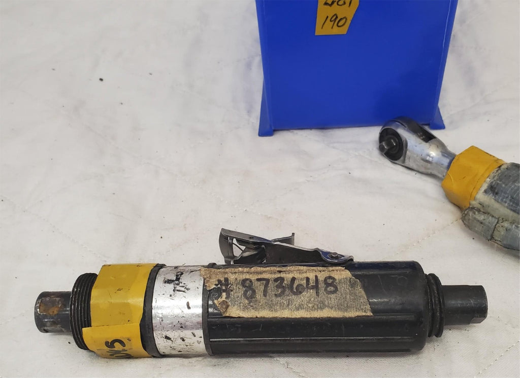 Lot of 2 Blue Point & Atlas Copco Ratchet Socket Wrench Pneumatic Tool LOT-190