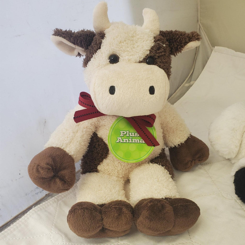 Playmaker Flingshot Flying Screaming COW'S Plush Farmyard Flyer Toy Set