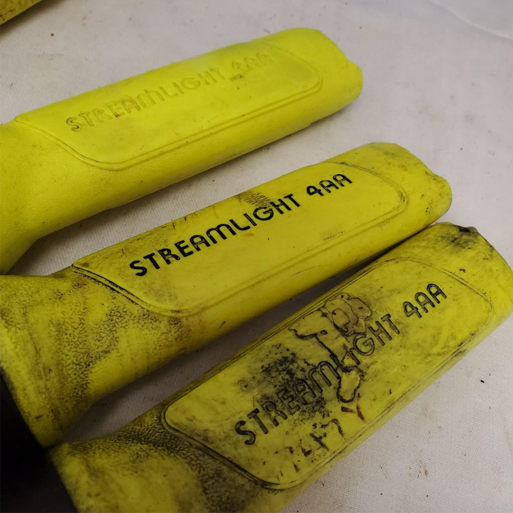 Lot of 5 Streamlight Flashlight 4AA LED LOT-117