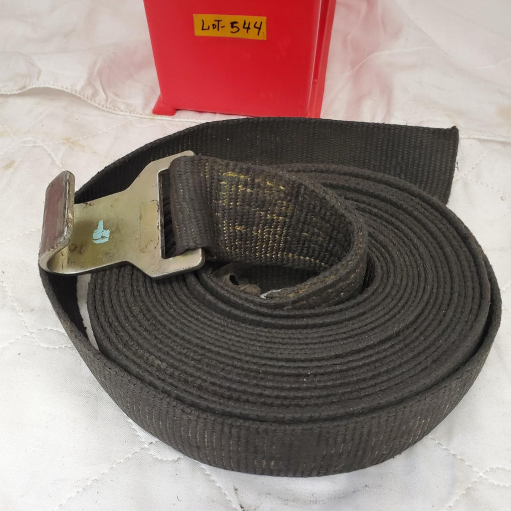 Black Winch Straps with Flat Hook LOT-544
