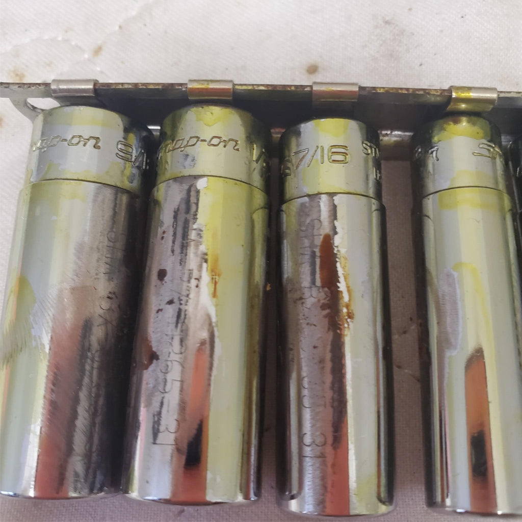 Lot of 38 Assorted Snap-On Drive 12-Point Sockets LOT 532