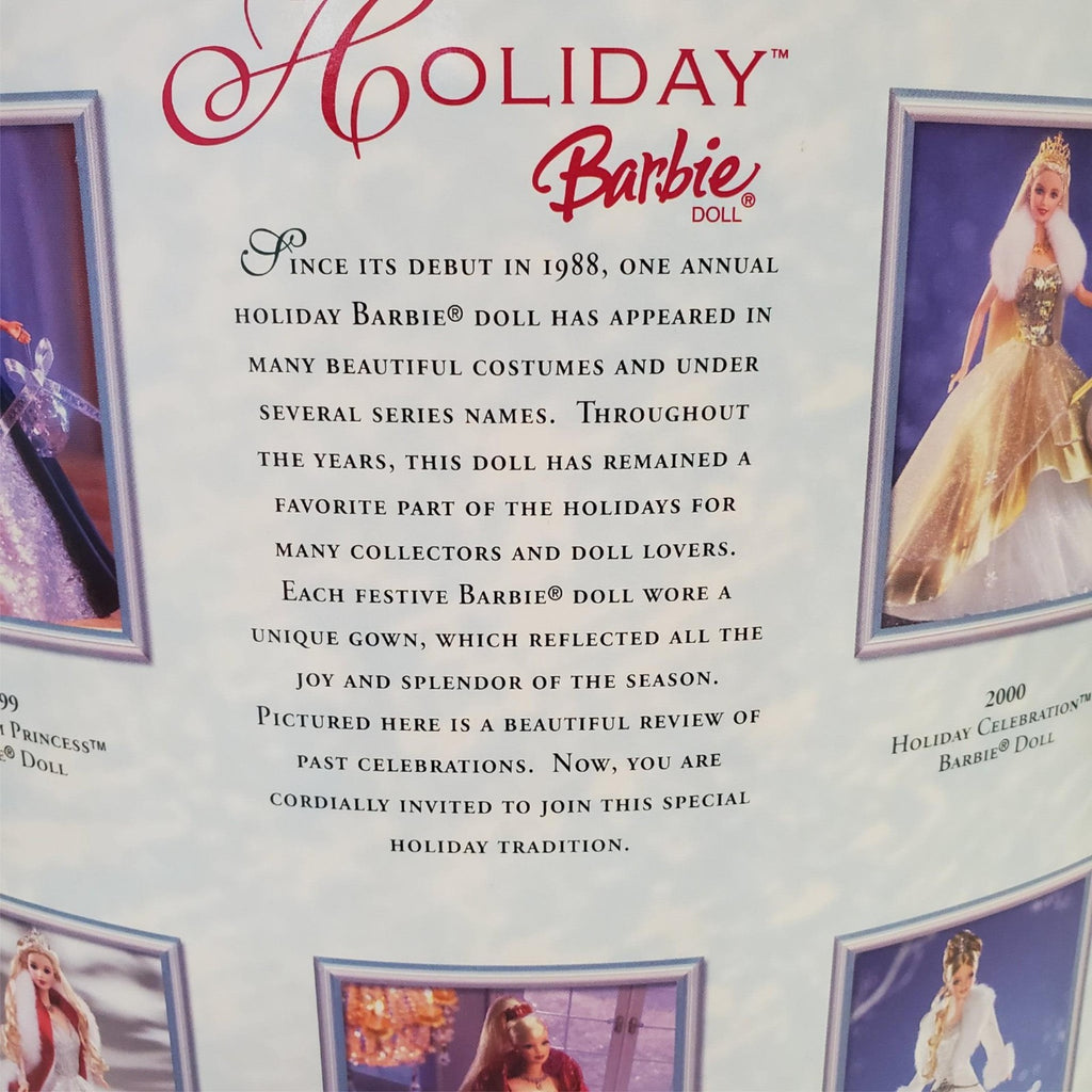 Barbie 2004 - Holiday Barbie Collector Doll - Mattel Blonde Green Dress
