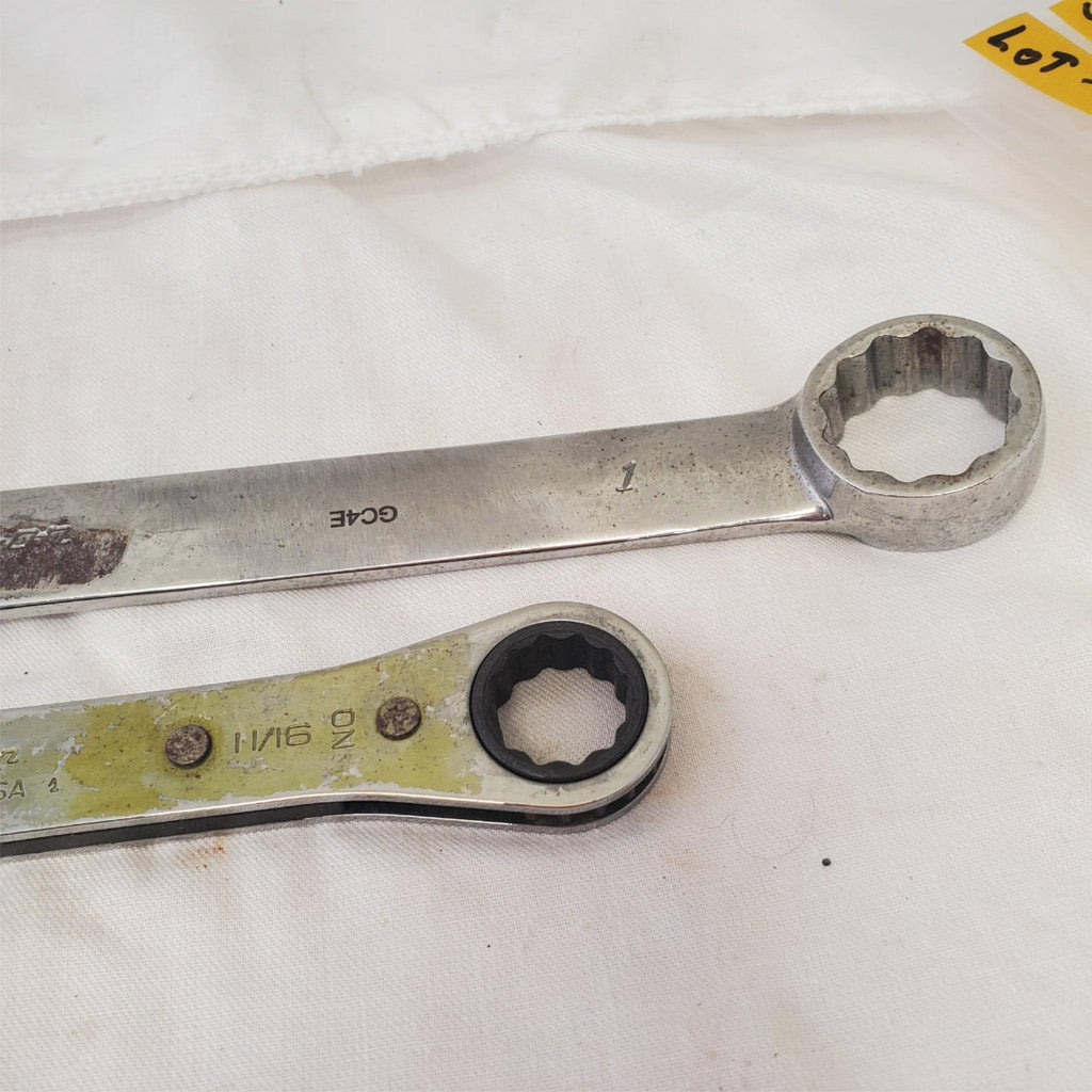 Lot of 2 Snap On Assorted Box Wrench & Combination Wrench LOT 436