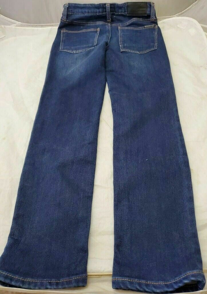 Hudson Boy's Size 12 Skinny Jeans Blue Solid Cotton Blend