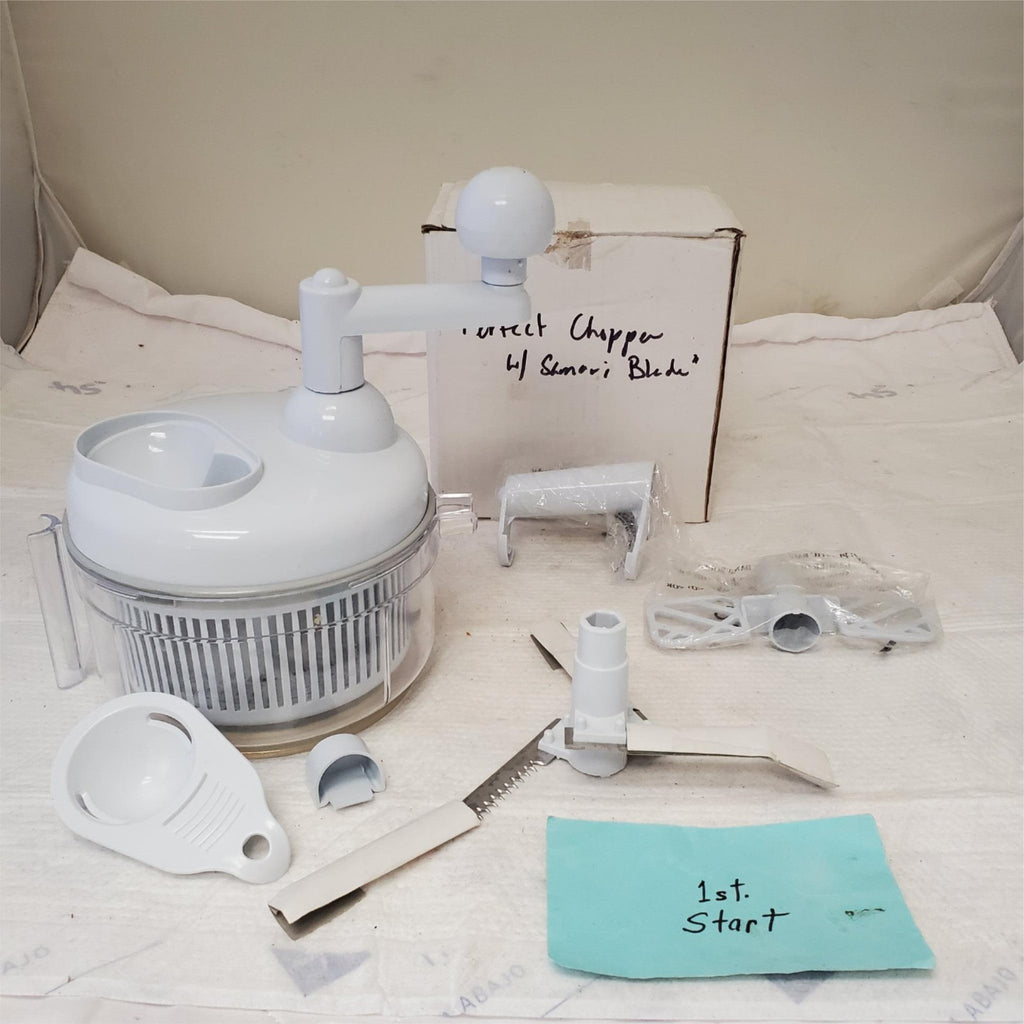 PERFECT CHOPPER w/ 3 Blade Cutter - As Seen On TV