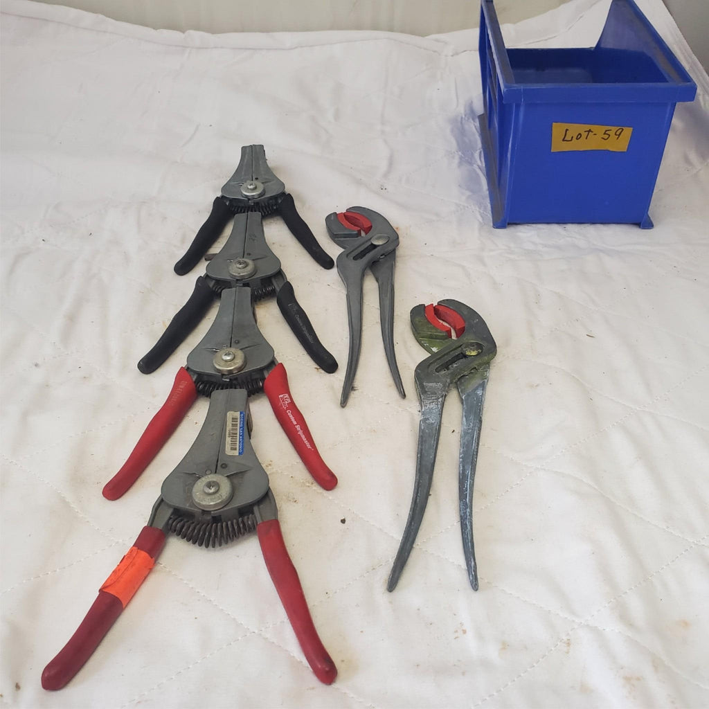 Lot of Assorted Connector Pliers & Snap Ring Pliers LOT 59