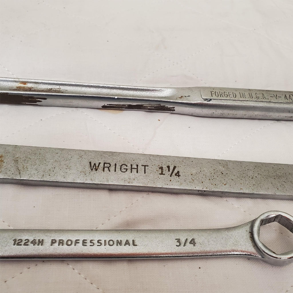 Lot of 3 Assorted Combination Wrench & Drive Flex Head Breaker Bar LOT-606