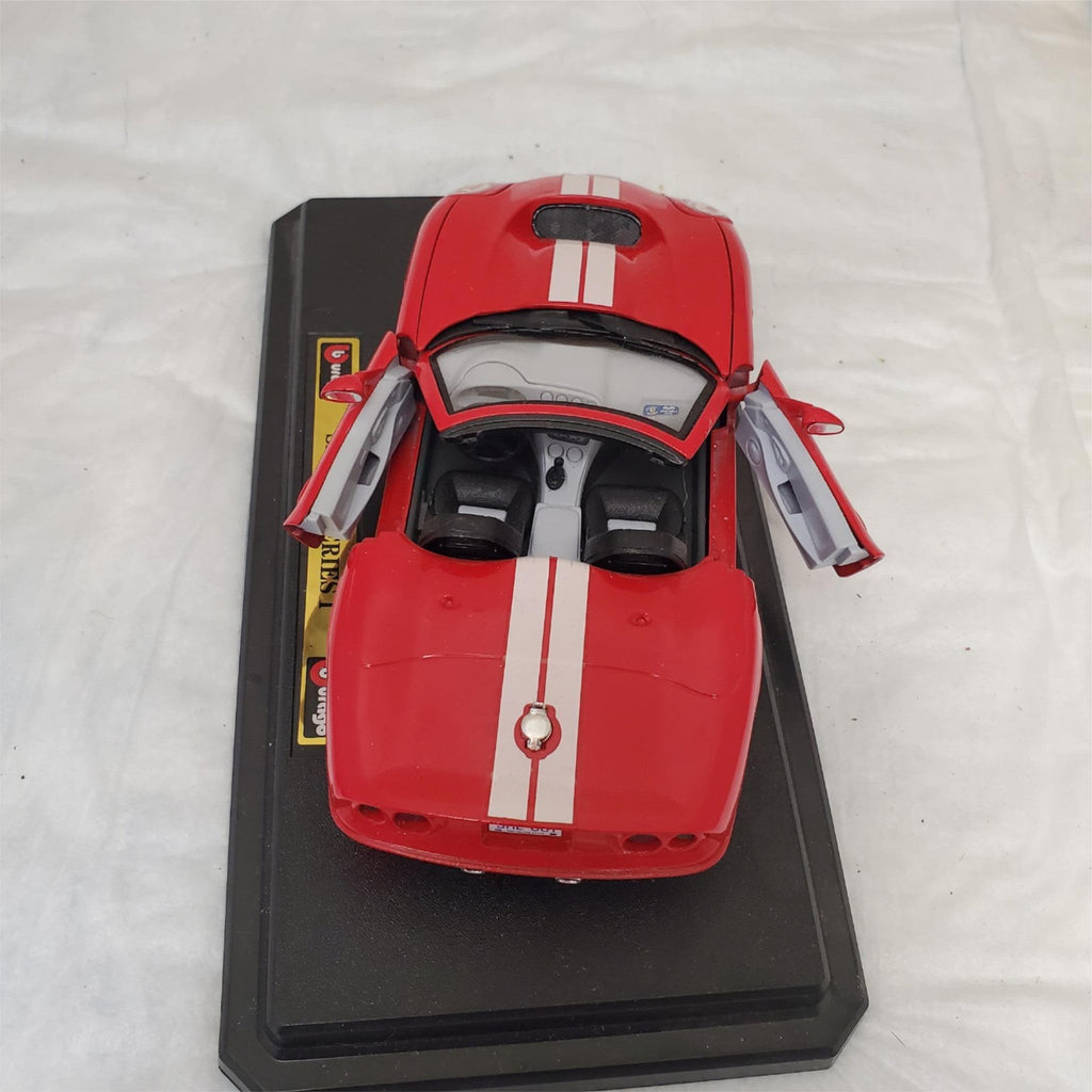 Vintage Burago Shelby Series 1 Metal Die Cast Car