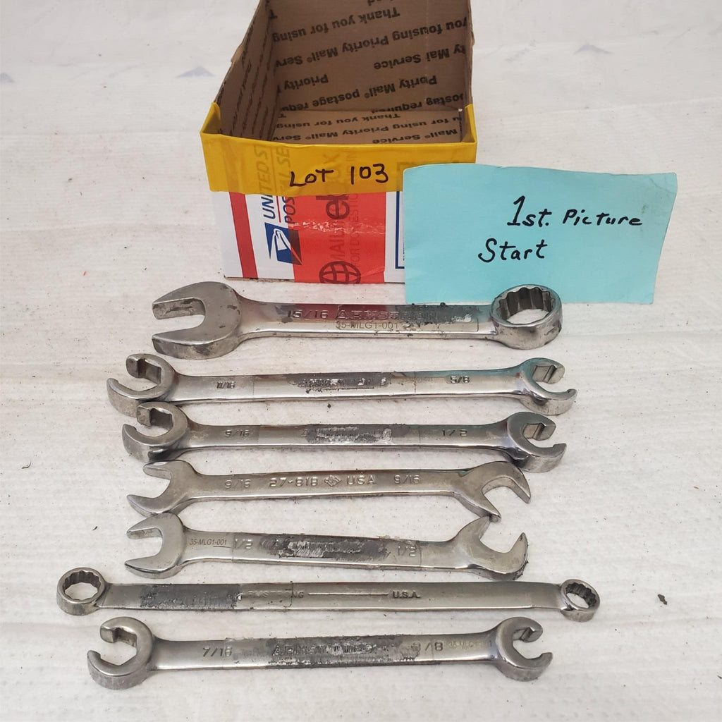 Lot of Assorted Armstrong Combination, Open Ended & other Wrenches LOT 103