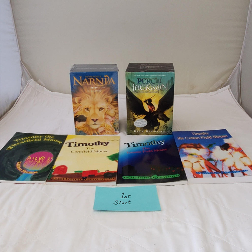 Lot of Assorted The Narnia Trivia , Percy Jackson & Timothy Series Books Set