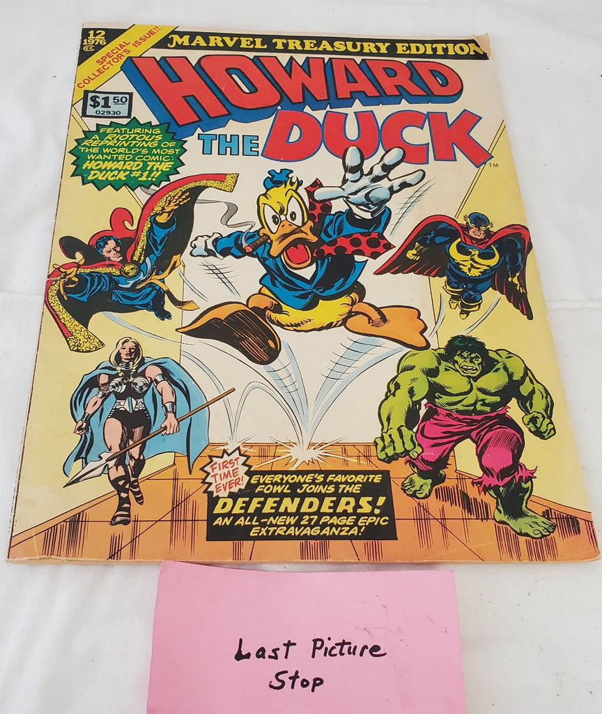 Giant Comic Howard the Duck Joins Defenders Marvel Treasury #12
