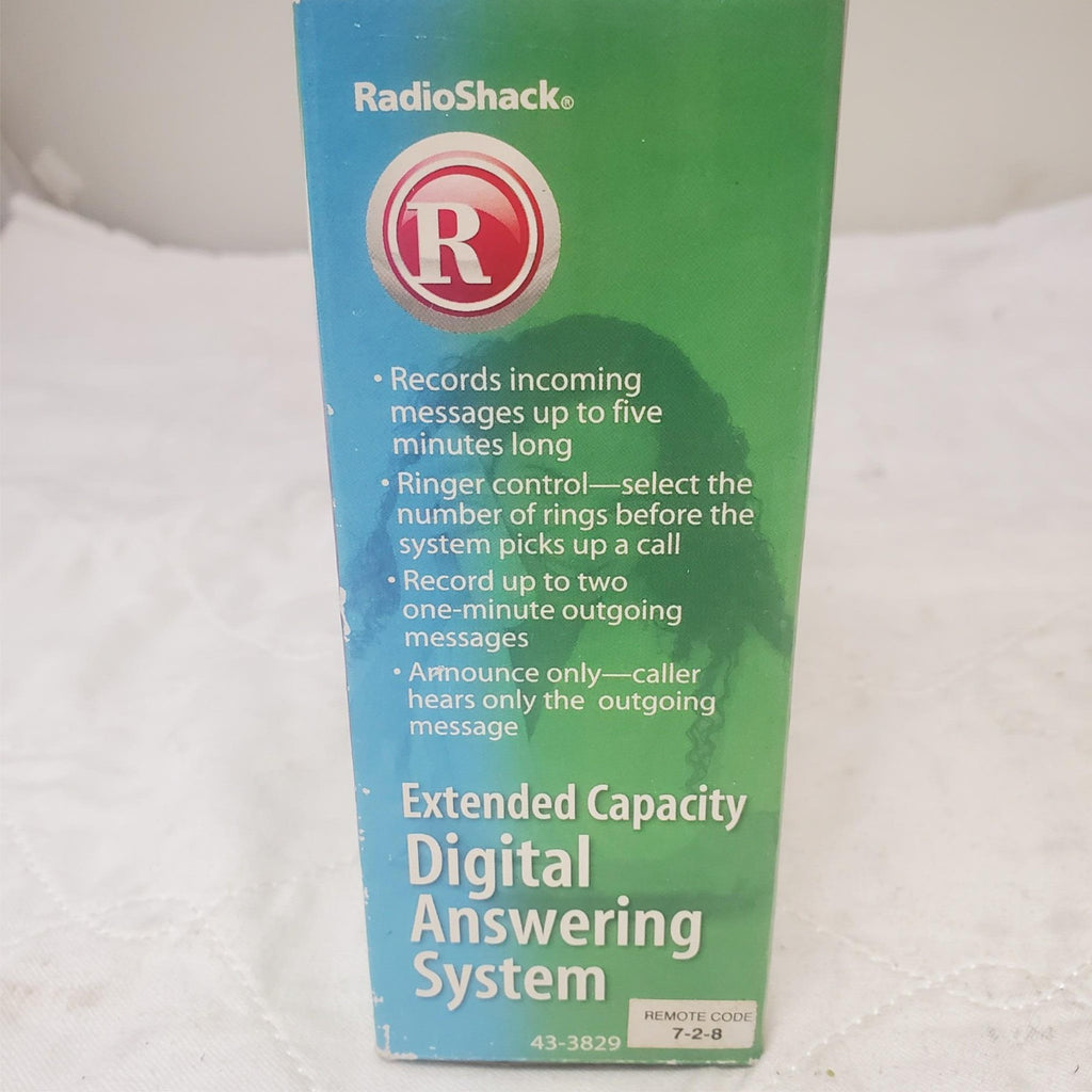 Radio Shack Digital Phone Answering Decivce Extended Memory CAT No.430-3829