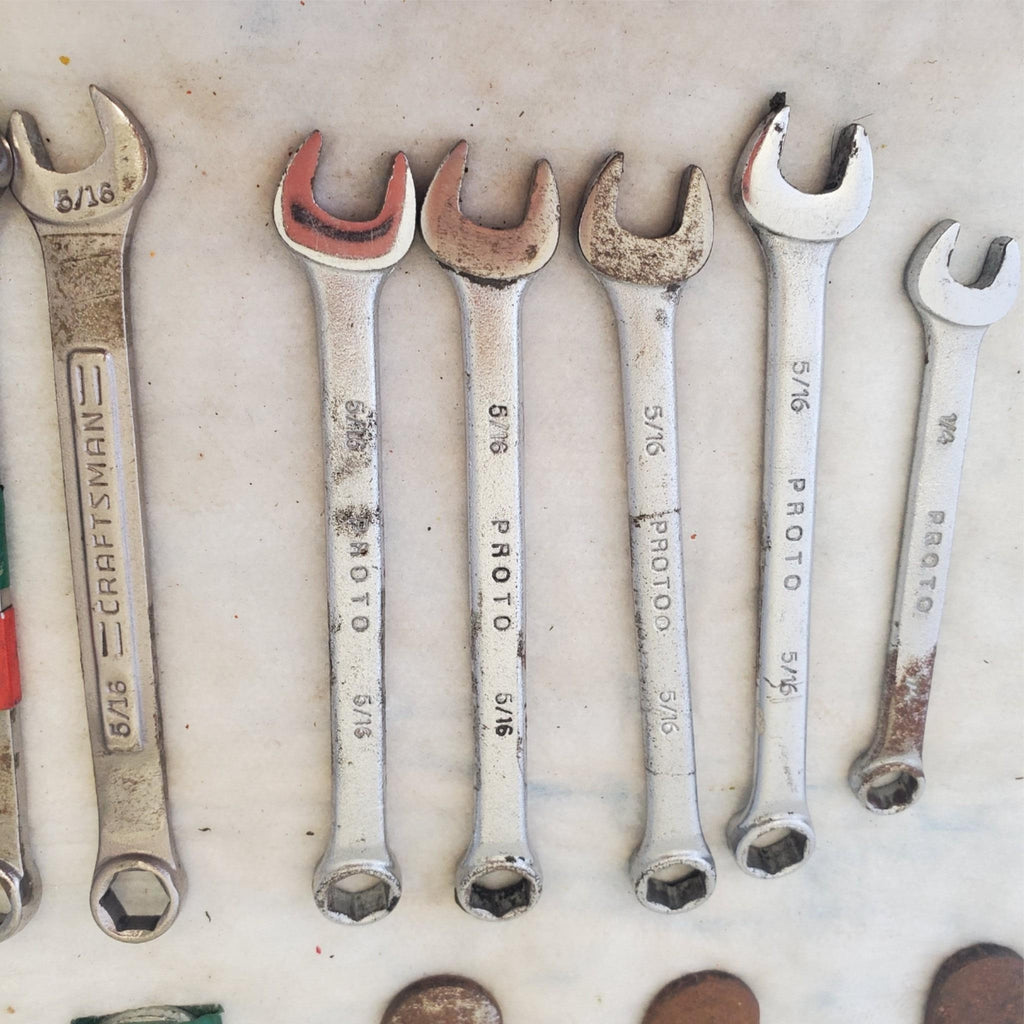 Lot of 20 Various Brand Assorted Size Wrenches Hand Tools LOT 357