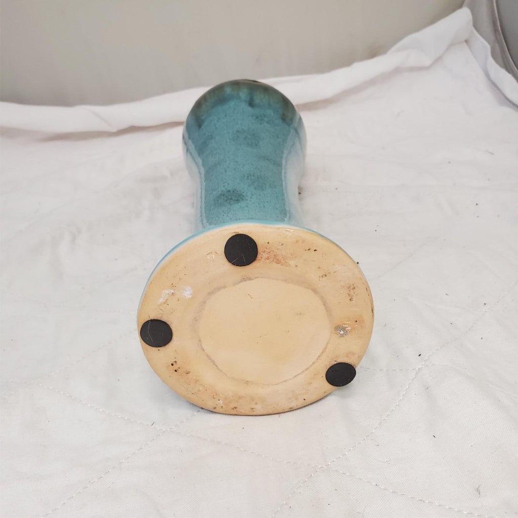Chinese Jun Turquoise & Black Ceramic Vase