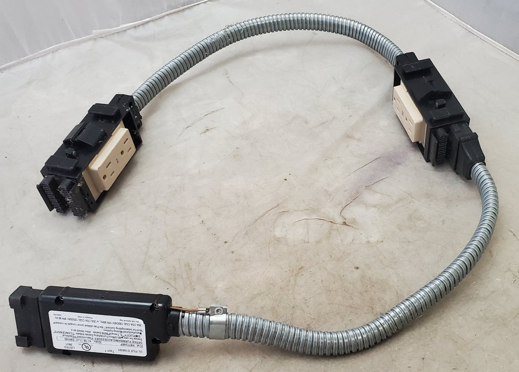 UL File Double Block Raceway Office Receptacles Circuit