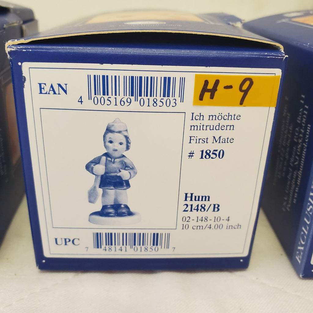 Set of 3 Hummel Figurines To Shy To Sing First Mate & Clear As A Bell H-9