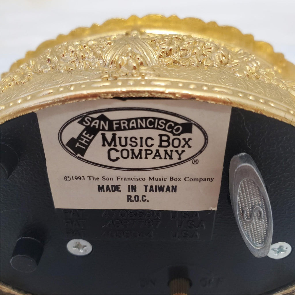 San Francisco Music Box Company Carousel Black Horse Symphony