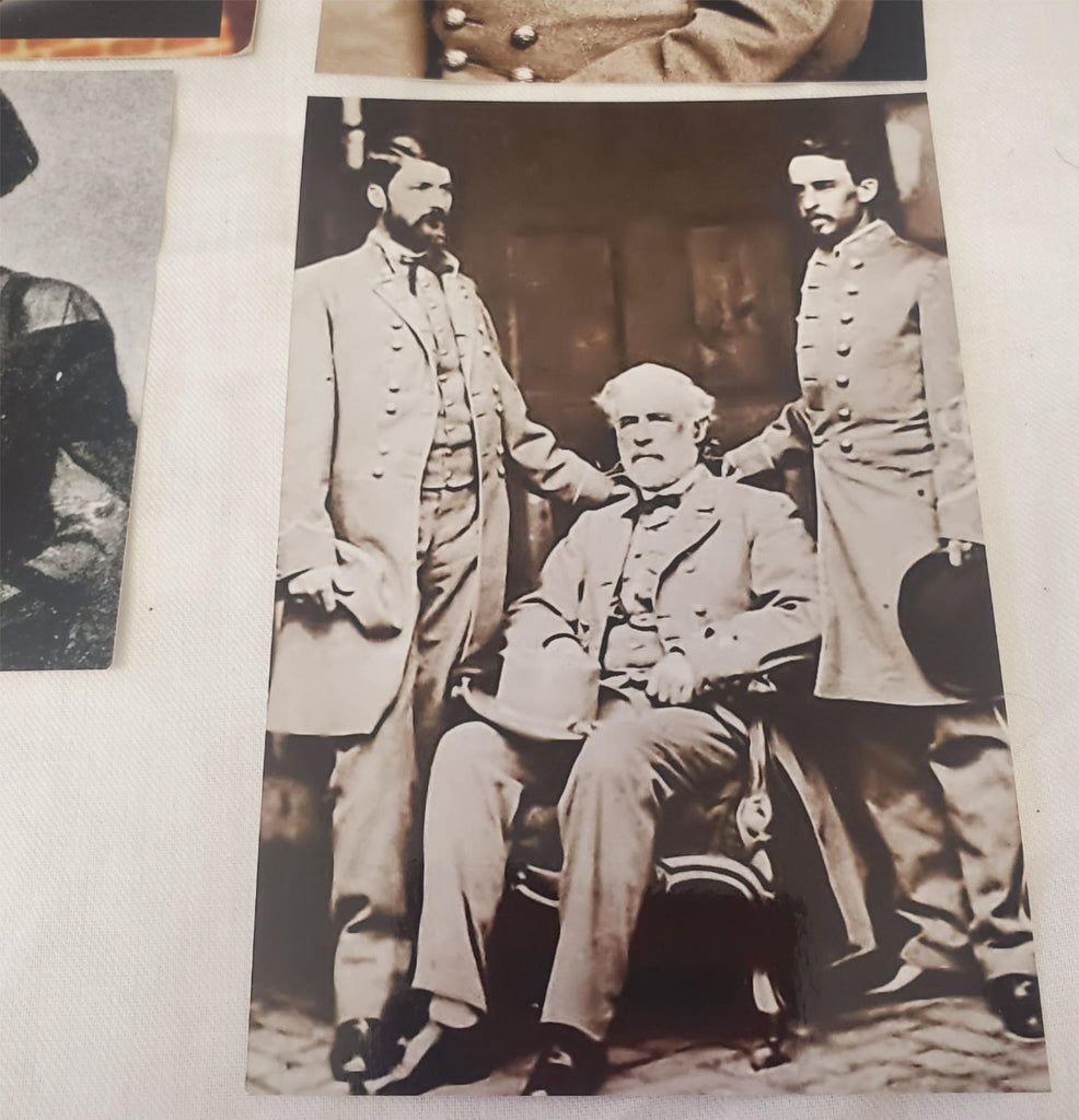 Civil War General Robert E. Lee And Son Famous Portrait Classic Image