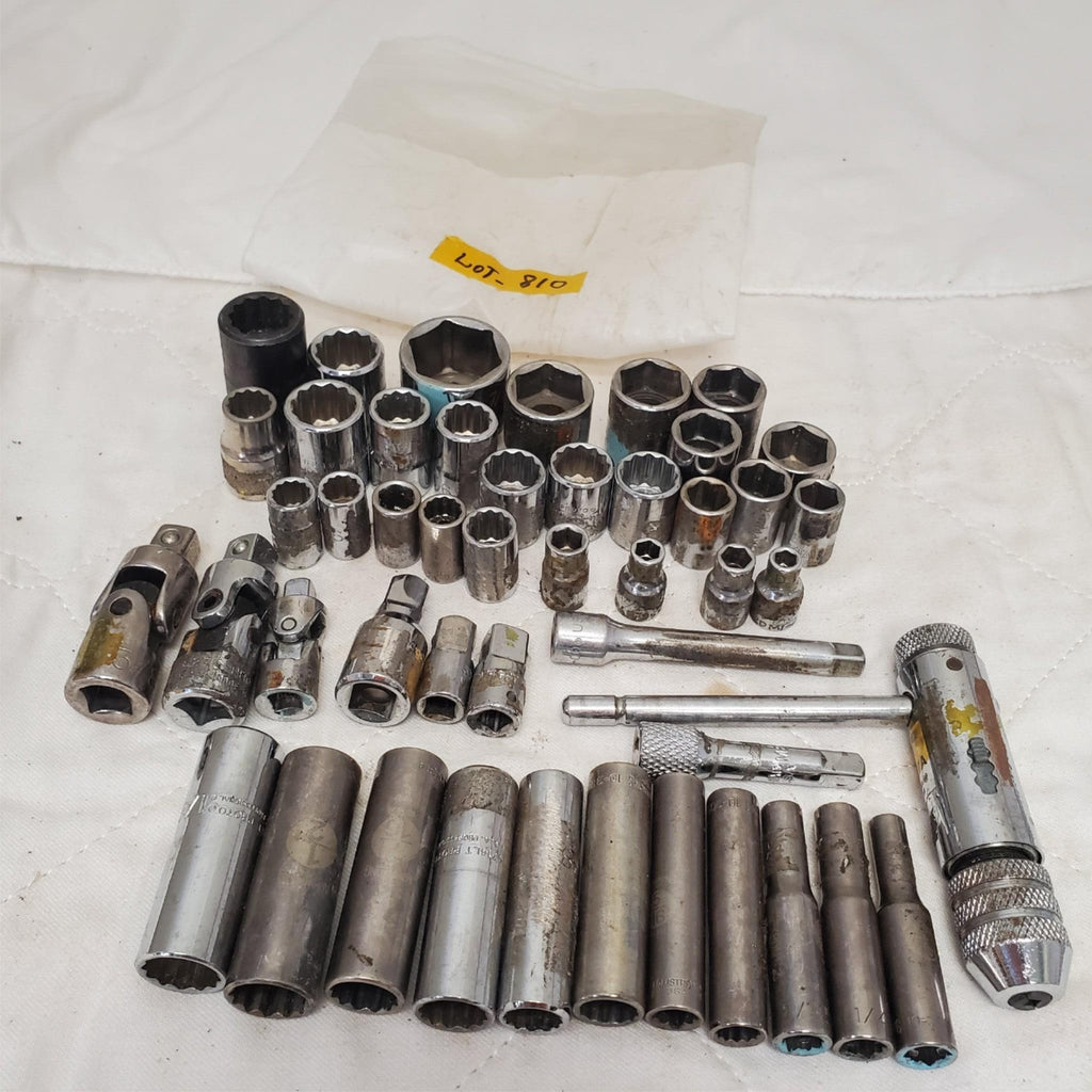 Lot of Assorted Proto Extension Socket Drive & Deep Socket Tools LOT-810