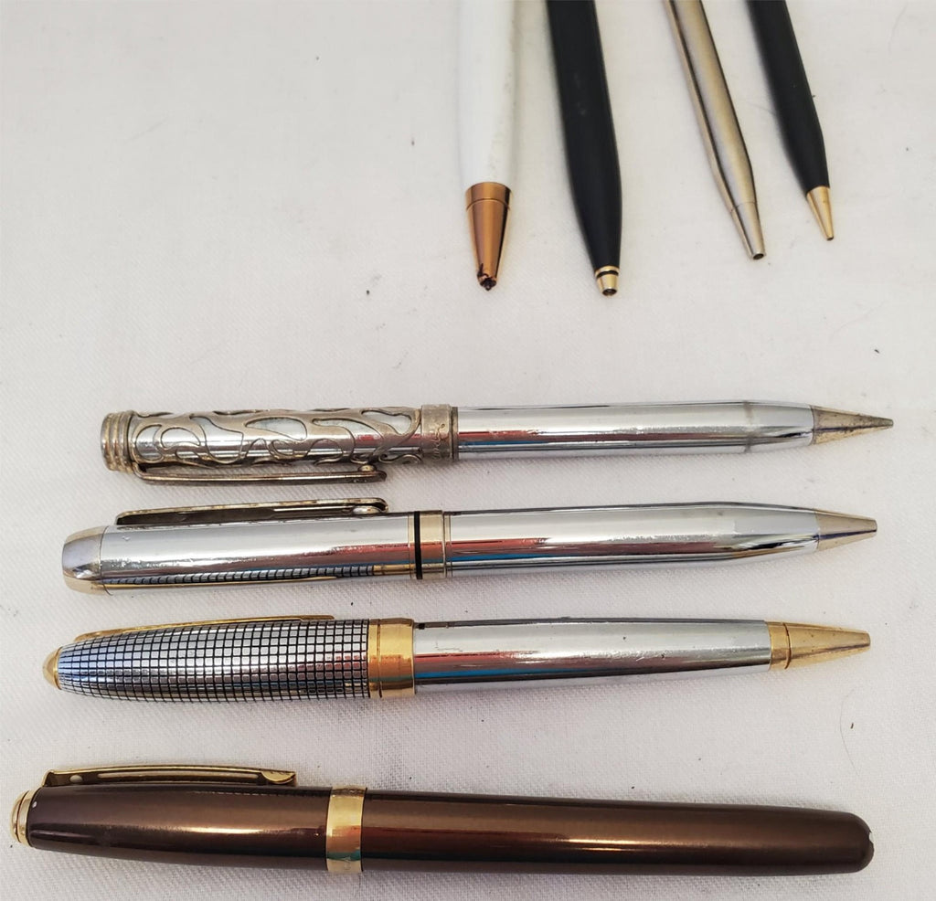Lot of 8 Vintage Cross, Cardn, Sheaffer Pens