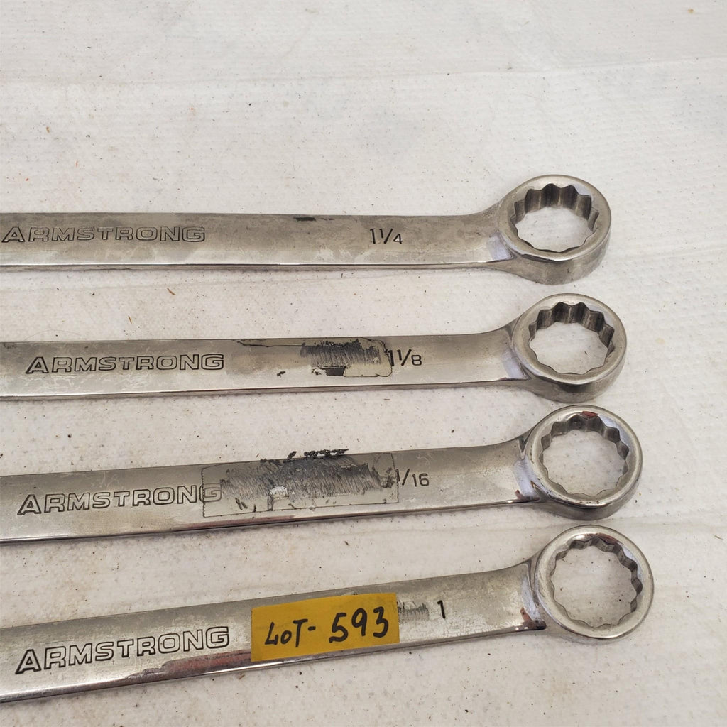 Lot of Assorted Armstrong Combination Box Wrenches LOT 593
