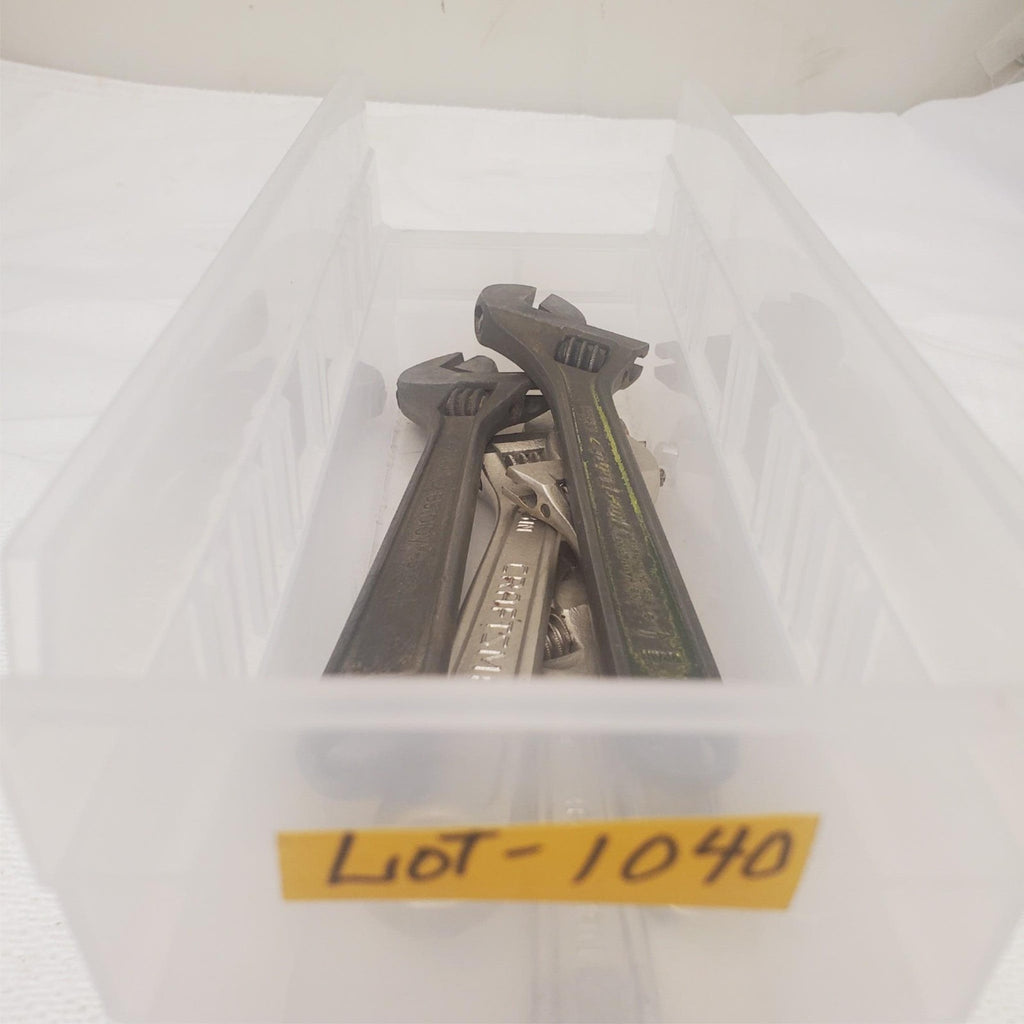 Lot of 5 Blue-point, Crescent & Craftman Adjustable Wrench LOT-1040