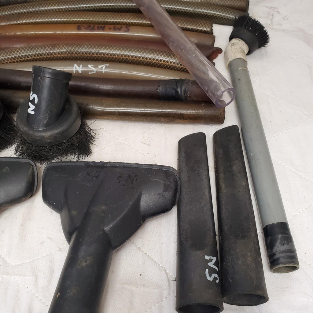 Lot of Vacuum Cleaner Attachments Set with Brushes and Hoses LOT-965
